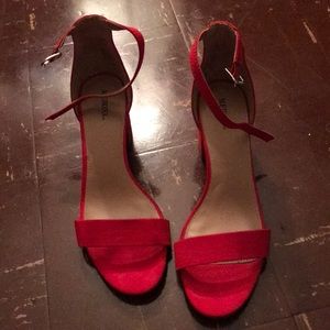 Merona Shoes - Merona red block heels Merona Shoes - Merona red block heels